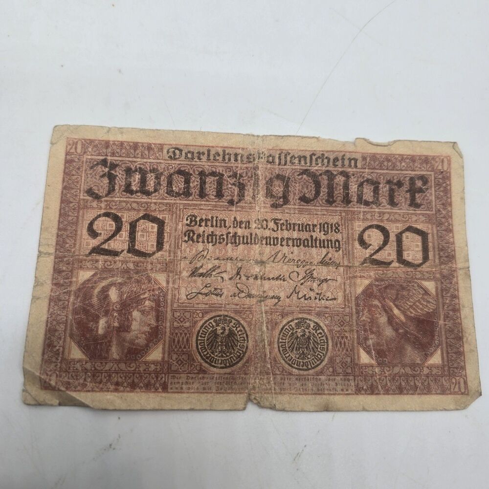Banknote, Germany, 20 Mark, 1918, 1918-02-20